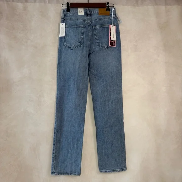 Aritzia Denim Forum The Arlo High Rise Straight Jeans Size 25W 30L - Picture 5 of 9